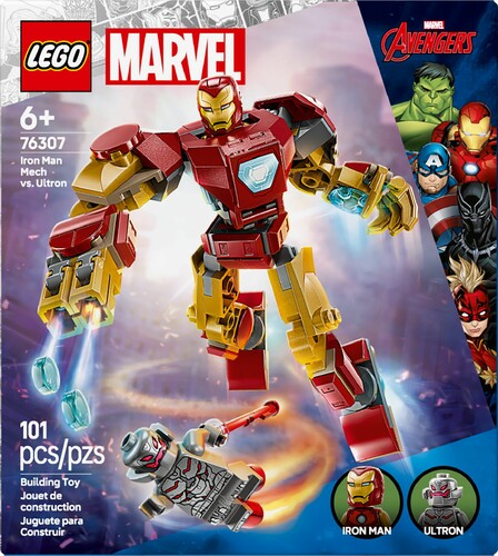 LEGO LEGO 76307 Le robot d’Iron Man contre Ultron 673419406277