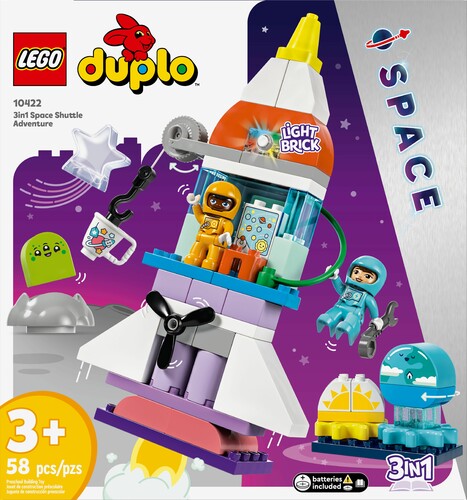 LEGO LEGO 10422 L'aventure en navette spatiale 3-en-1 673419388955