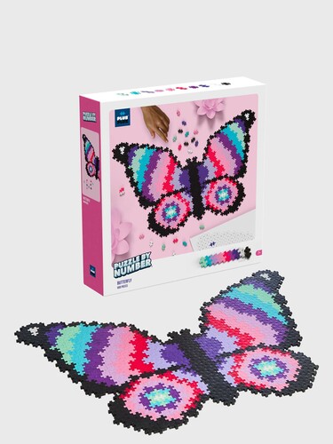 Plus-Plus Plus-Plus Casse-tête par numéros Papillon 800 pièces 5710409106948