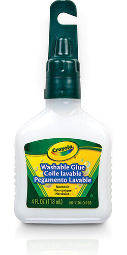 Crayola colle lavables blanche 118ml 071662111045