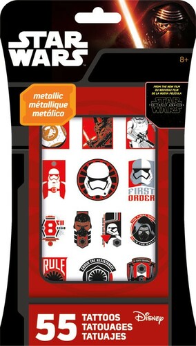 Trends International Metallic Tattoos Star Wars VII Le Réveil de la Force, Bag of 55 (fr/en) 042692040179