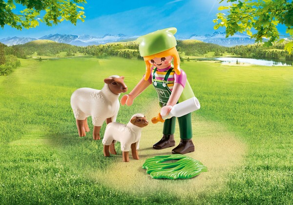 Playmobil Playmobil 9356 Fermière avec moutons 4008789093561