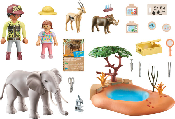 Playmobil Playmobil 71294 Wiltopia - Eléphant au point d'eau 4008789712943