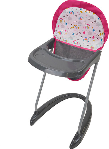 Stanley Jr. Rainbow Fun - Chaise haute pour poupée 4894897000504