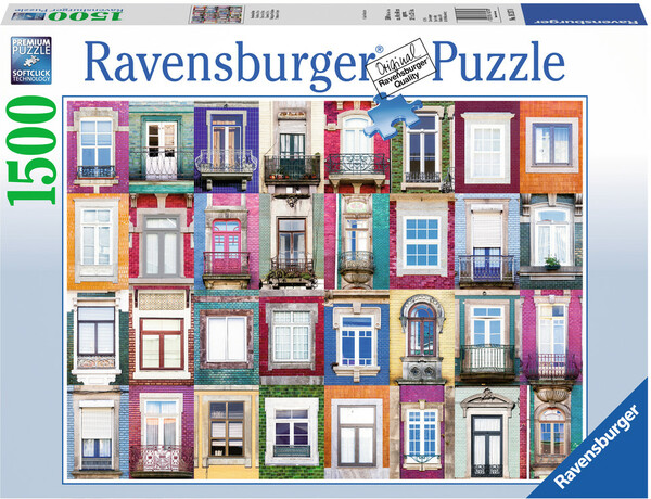 Ravensburger Casse-tête 1500 Fenêtres à Porto 4005556162178