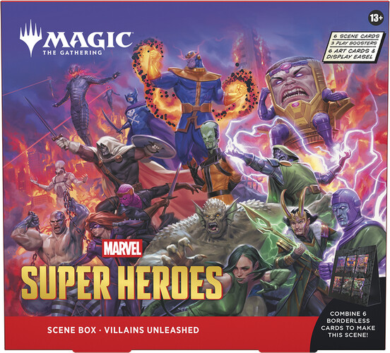 Wizards of the Coast MTG Marvel super heroes - scene box - Villains unleashed MTG