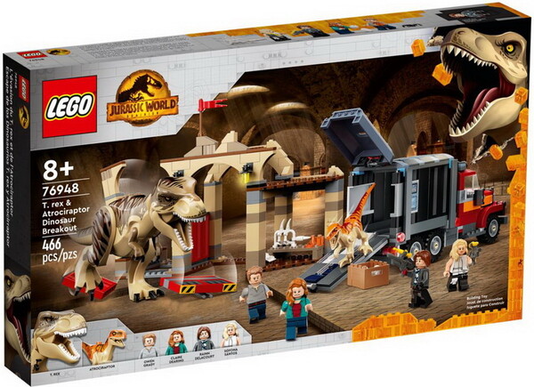 LEGO LEGO 76948 L'évasion du T. Rex et de l'Atrociraptor 673419340434