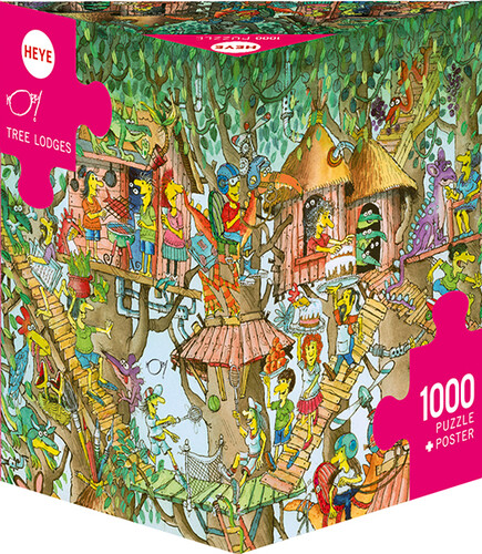 Heye Casse-tête 1000 Tree Lodges 4001689299903
