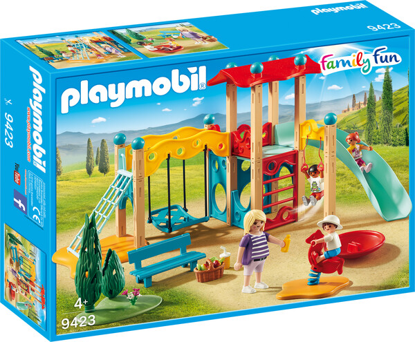Playmobil Playmobil 9423 Parc de jeu avec toboggan 4008789094230