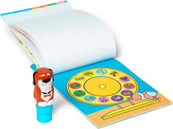 Melissa & Doug sticker wow - bloc d'activités et estampeuse à autocollants - chien 681147000254