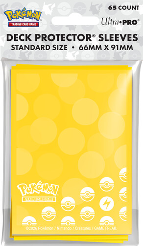 Ultra PRO Pokemon Protecteurs de cartes 66x91mm 65ct - energy lightning type 65ct 074427167455