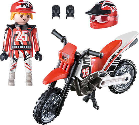 Playmobil Playmobil 9357 Pilote de motocross 4008789093578