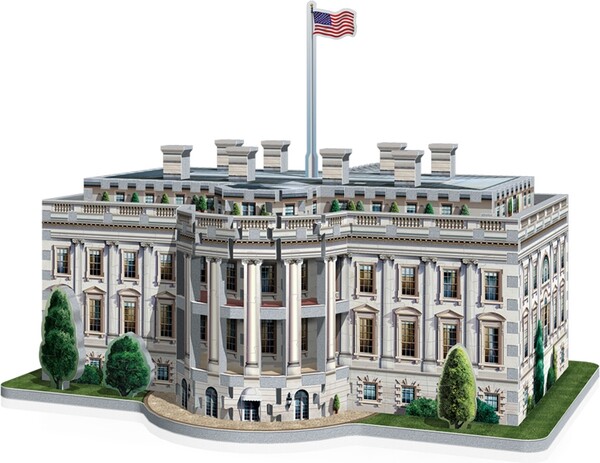 Wrebbit Casse-tête 3D La Maison-Blanche, Washington, district de Columbia, États-Unis (490pcs) 665541010071