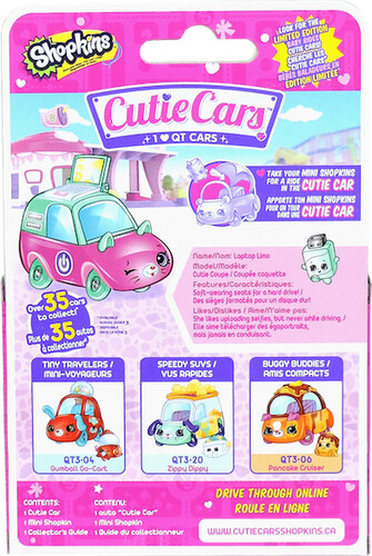 Shopkins Happy Places Shopkins Cutie Cars série 3 paquet individuelle (unité) (varié) 672781571002