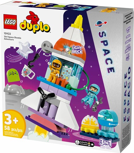 LEGO LEGO 10422 L'aventure en navette spatiale 3-en-1 673419388955