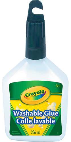 Crayola colle lavables blanche 236ml 063652110800