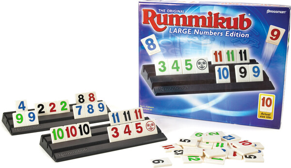 Pressman Toy Corporation Rummikub gros chiffres 021853004069