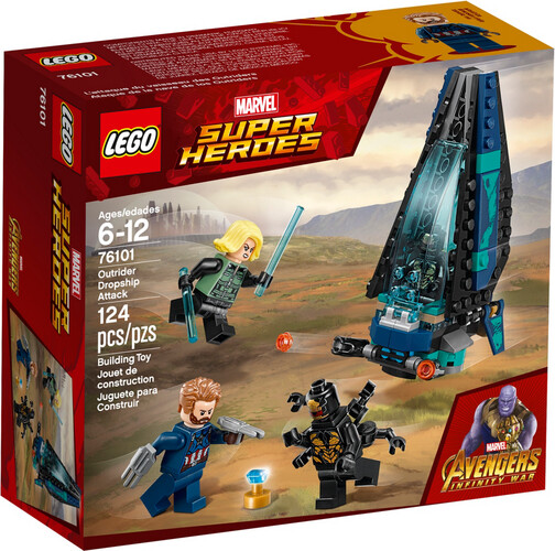 LEGO LEGO 76101 Super-héros L'attaque du vaisseau des Outriders, Avengers la guerre de l'Infini 673419282017