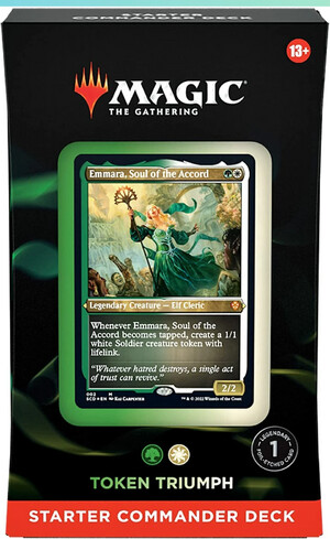 Wizards of the Coast MTG Starter Commander deck 2022 Token Triumph MTG