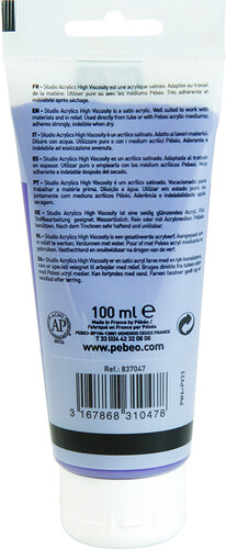 pébéo Acrylique Studio 100ml violet cobalt foncé 47 3167868310478