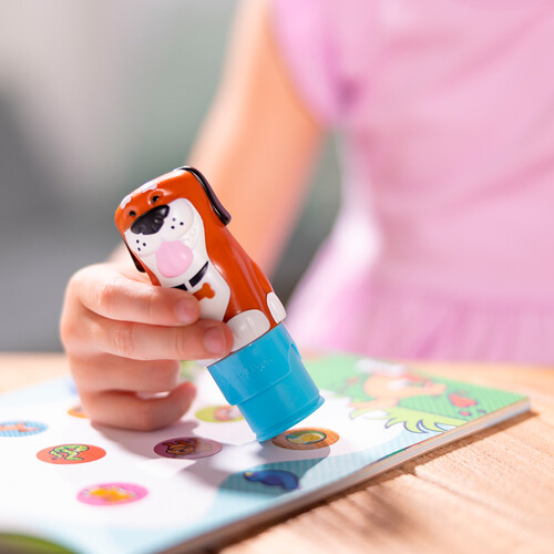 Melissa & Doug sticker wow - bloc d'activités et estampeuse à autocollants - chien 681147000254