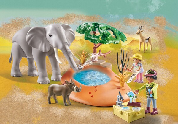 Playmobil Playmobil 71294 Wiltopia - Eléphant au point d'eau 4008789712943