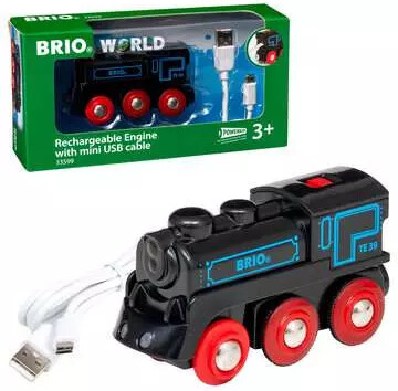 Brio Train Brio Train en bois Locomotive Rechargeable 33599 7312350335996