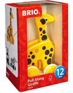 BRIO Brio Jouet Girafe à tirer 30200 7312350302004