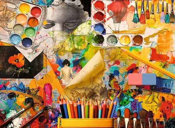 Ravensburger casse-tête Casse-tête 500 Studio d'art 4005555018452