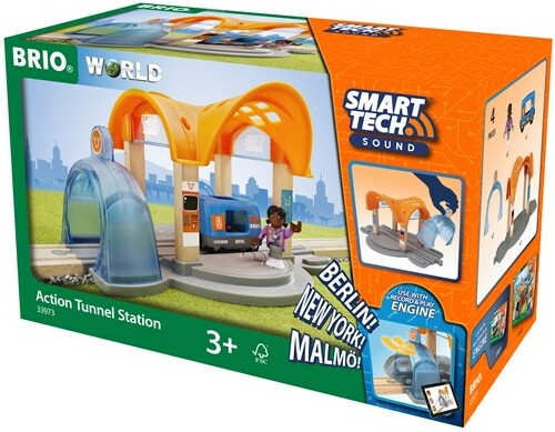 Brio Train Brio Train en bois Smart Tech sound - Gare Smart Tech avec son 33973 7312350339734