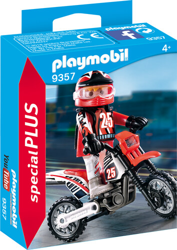 Playmobil Playmobil 9357 Pilote de motocross 4008789093578