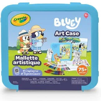 Crayola Mallette artistique Bluey 75 pièces 063652832504