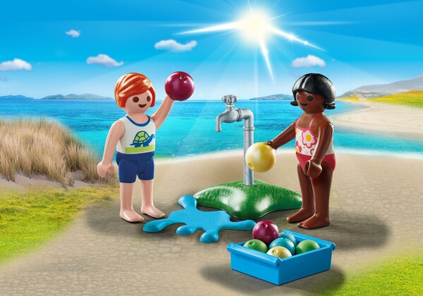Playmobil Playmobil 71166 Enfants et ballons d'eau 4008789711663