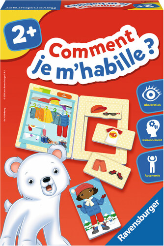 Ravensburger Jeu éducatif Comment je m'habille? (fr) 4005556240319