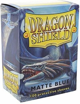 Dragon Shield Protecteurs de cartes mtg Dragon Shield Matte Blue (bleu) 67x91mm 100ct 5706569110031