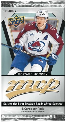 Upper Deck Upper Deck MVP Hockey 25-26 Hobby booster (unité) 053334012973