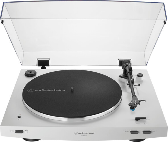 Audio Technica Table Tournante AT-LP3XBT Blanche automatique Belt-Drive (Bluetooth & Analog) 4961310156770