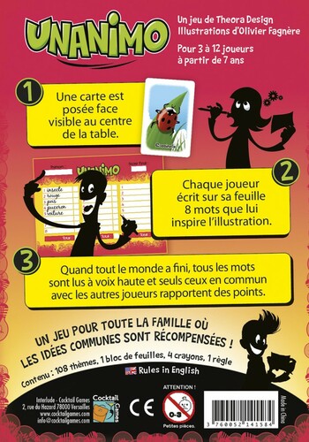 Cocktail Games Unanimo (fr) (boîte de métal) 3760052142789