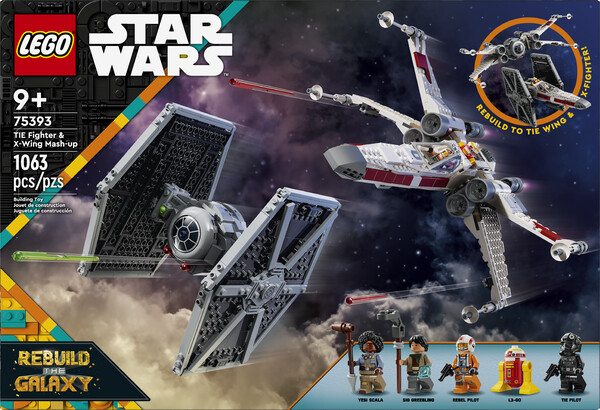 LEGO LEGO 75393 La fusion du chasseur TIE et du X-wing 673419389624