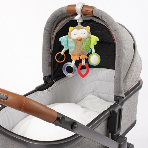 Fehn Peluche activités d'éveil 25cm Hibou d'éveil 4001998071160
