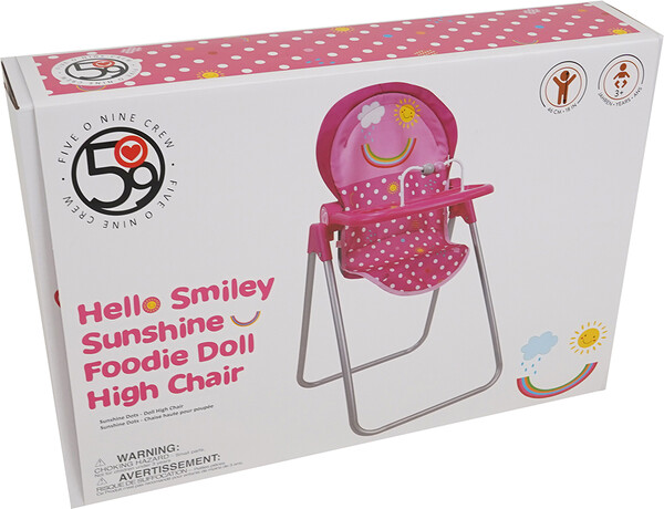 Stanley Jr. Sunshine Dots - Chaise haute pour poupée 4894897001105