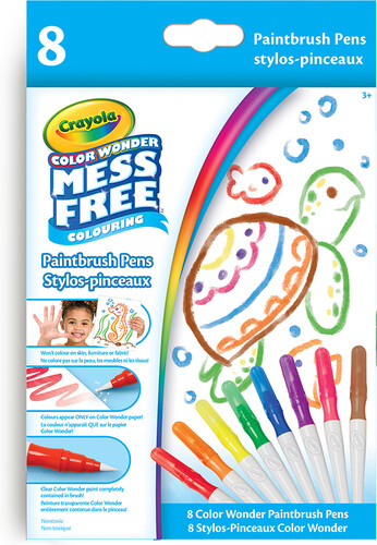 Crayola Color Wonder 8 stylos-pinceaux 063652419705