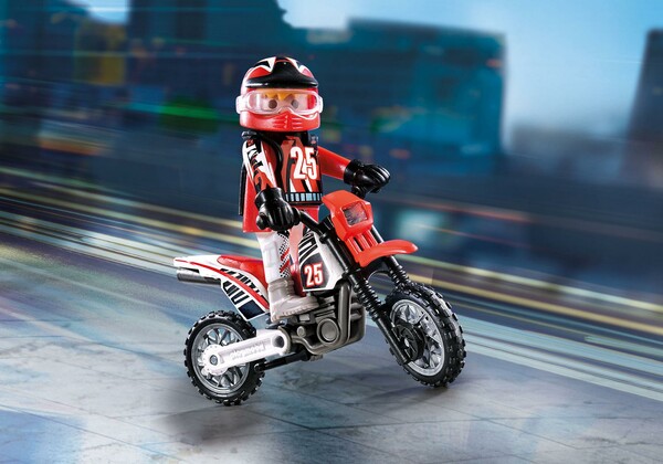 Playmobil Playmobil 9357 Pilote de motocross 4008789093578