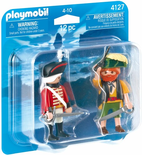 Playmobil Playmobil 4127 Duo Pirate et soldat britannique (jan 2012) 4008789041272