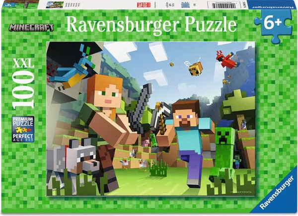 Ravensburger casse-tête Casse-tête 100 XXL WT Minecraft 4005555041764