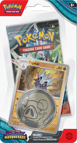 Pokémon Pokemon Scarlet & Violet Twilight Masquerade - Checklane blister Pupitar *