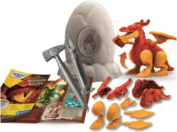 Clementoni S&J Fouille Oeuf Légendaire - Dragon Rouge 8005125527199