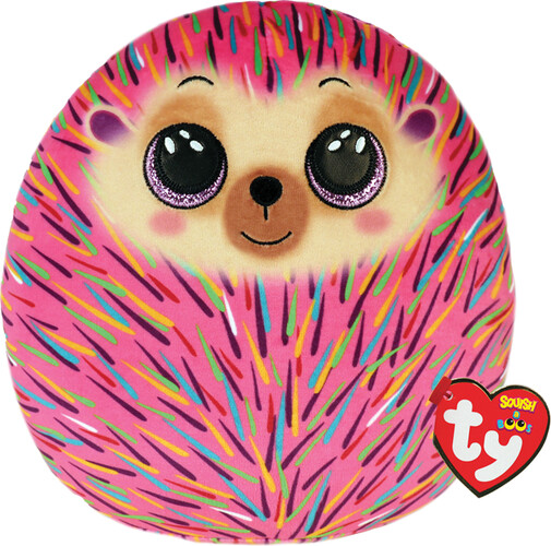 Ty Beanie squishies (14") - hildee - hedgehog multi 008421393374