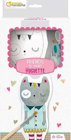 Avenue Mandarine Avenue Mandarine - Friends to paint Huguette le chat 3609510530334