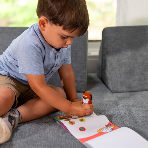 Melissa & Doug sticker wow - bloc d'activités et estampeuse à autocollants - chien 681147000254